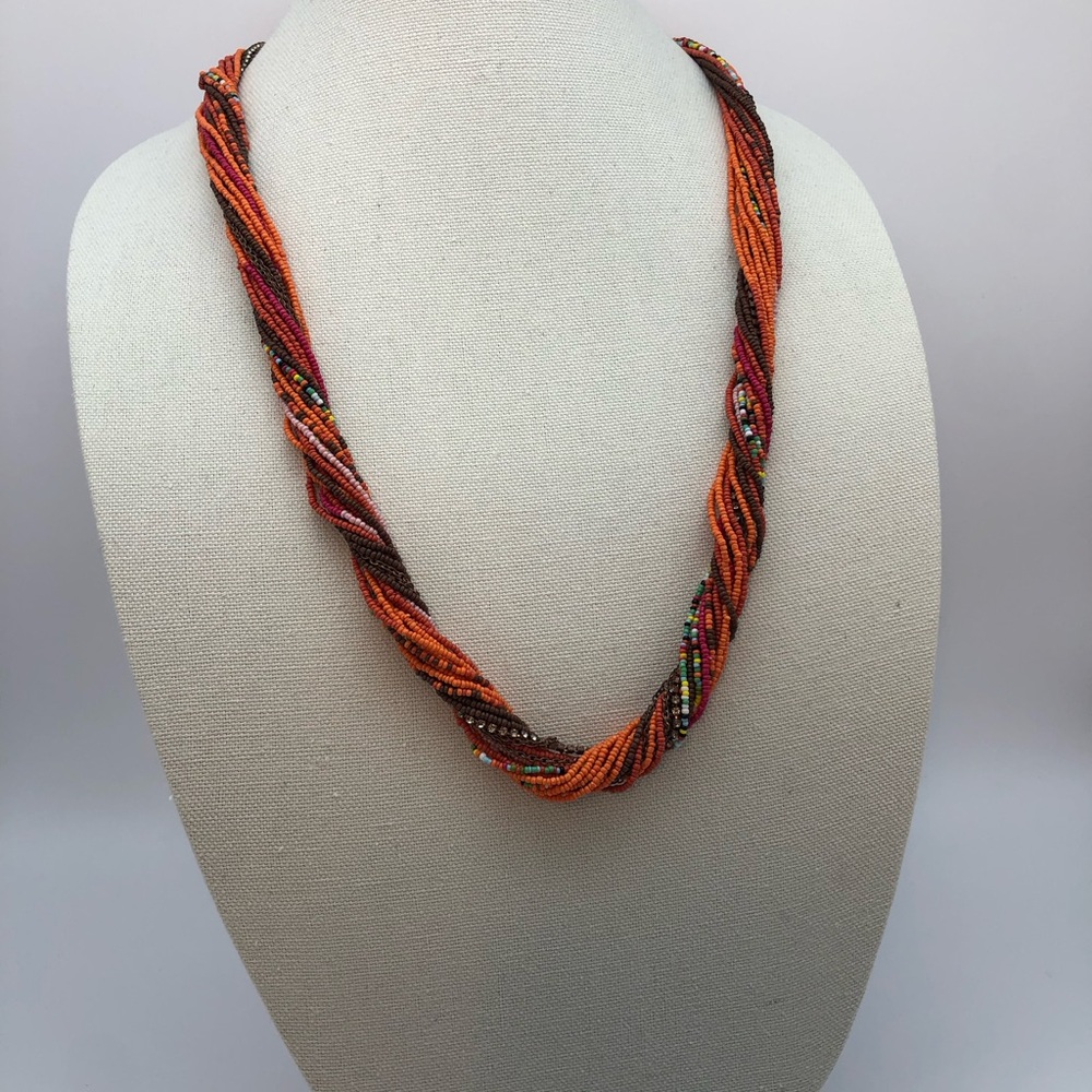 Chico’s beaded multi-strand necklace